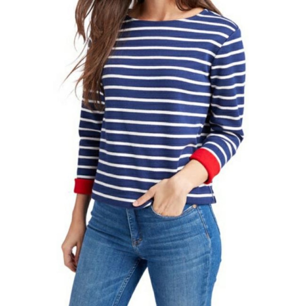 Vineyard Vines Stripe Double Face Pullover